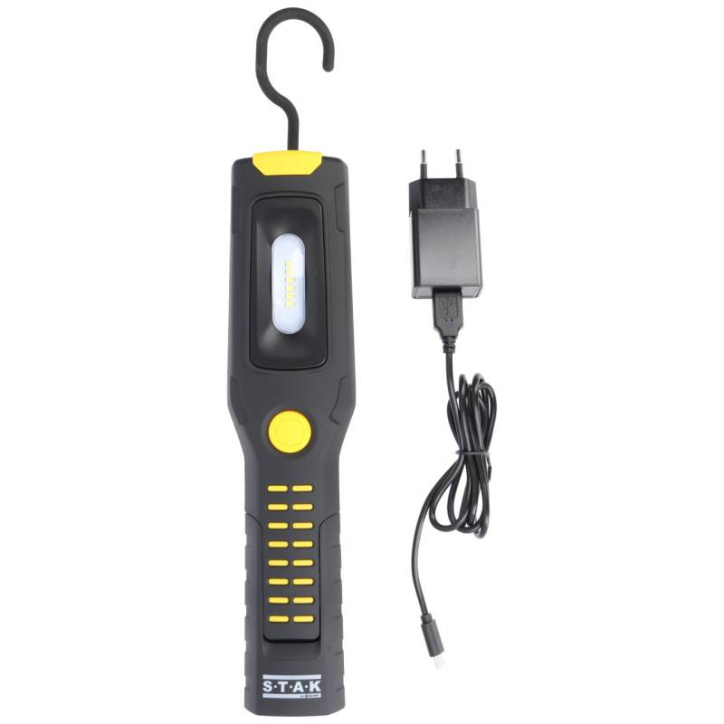LED Arbeitsleuchte aufladbar inkl. Li-ion Standard Akku, mit 2 Magneten von Velamp