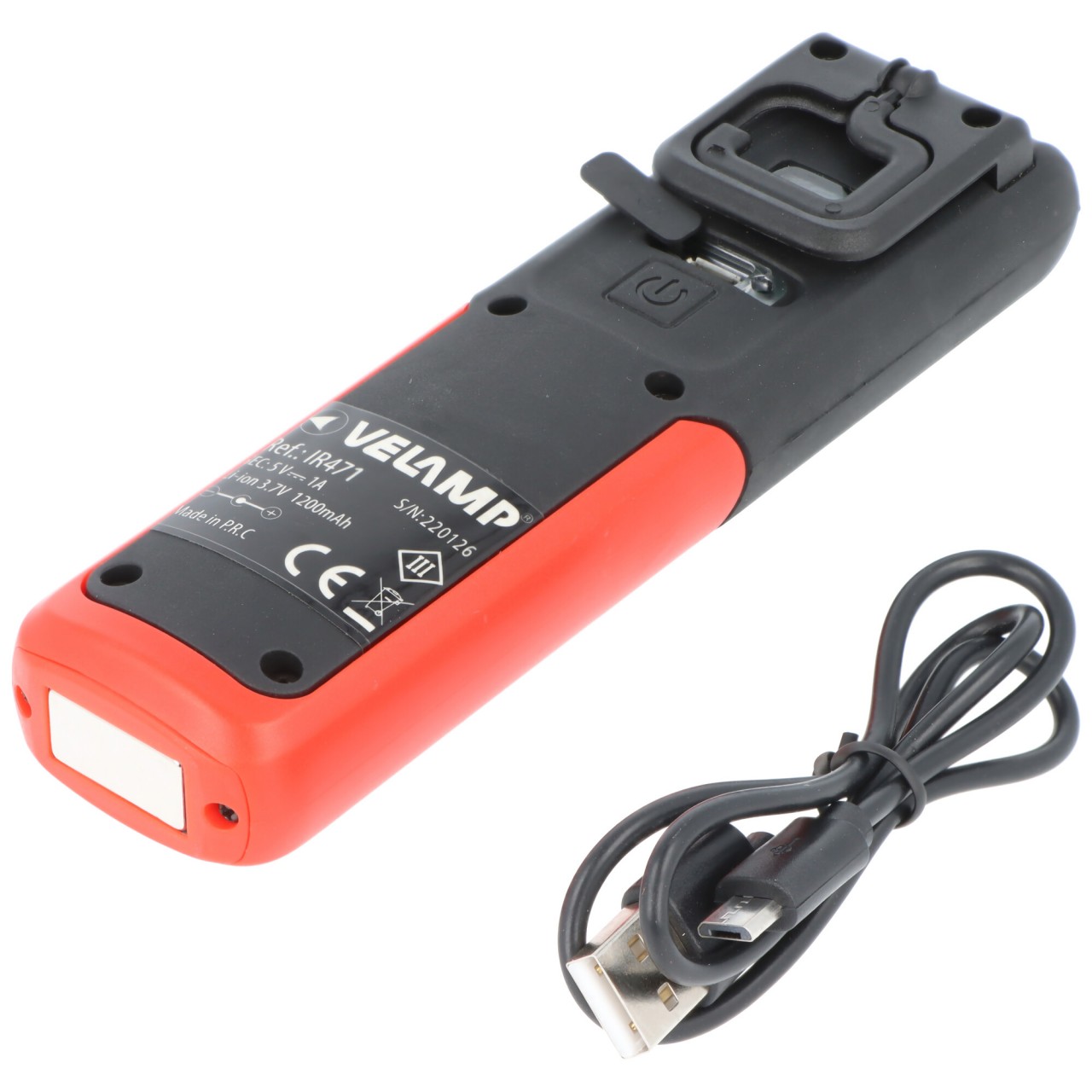 Multifunktionale LED-Arbeitsleuchte, wiederaufladbar per USB, 2in1 Arbeitsleuchte, Panelleuchte und Taschenlampe, mit Magnet und Haken Multifunktionale LED-Arbeitsleuchte, wiederaufladbar per USB, 2in1 Arbeitsleuchte, Panelleuchte und Taschenlampe, mit Magnet und Haken von Velamp