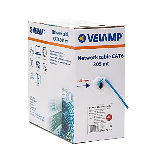 Netzwerkkabel CAT6 UTP 305 mt in Box von Velamp