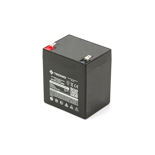 VELAMP 23736 – Bleiakku 12 V 5 Ah – Faston F2 Anschlüsse – ideal für Backup-Systeme, Alarme, Videoüberwachung, Brandschutz, Hausautomation und USV VELAMP 23736 – Bleiakku 12 V 5 Ah – Faston F2 Anschlüsse – ideal für Backup-Systeme, Alarme, Videoüberwachung, Brandschutz, Hausautomation und USV von Velamp