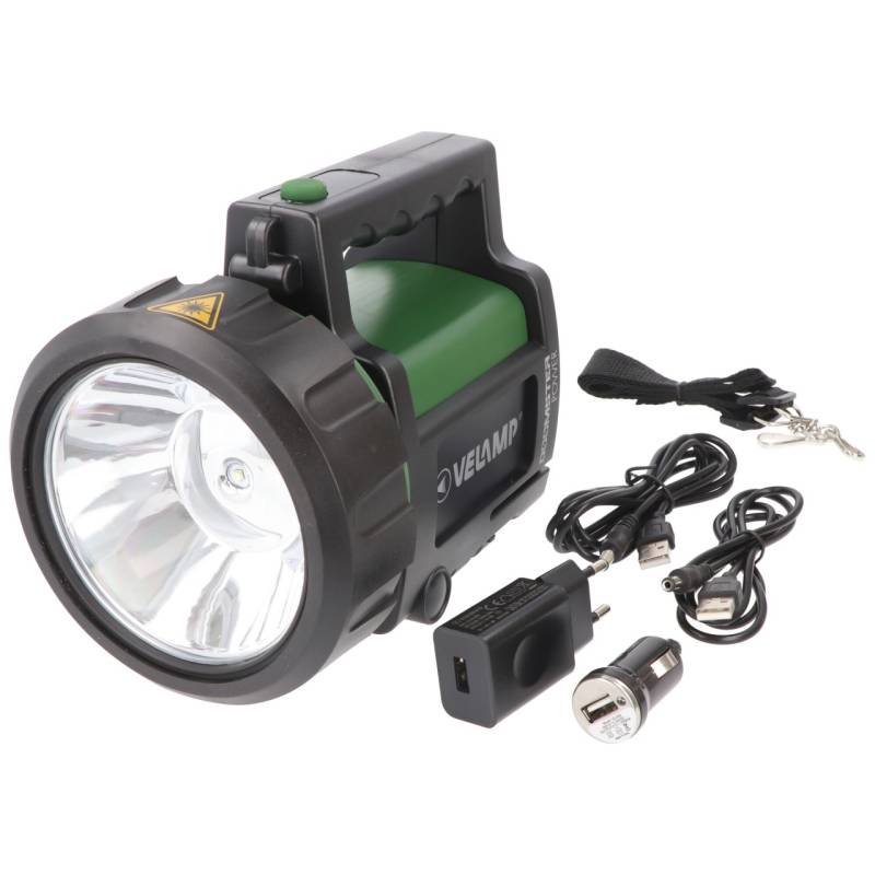Velamp DOOMSTER POWER: Akku-Handleuchte anti blackout LED CREE 5W von Velamp