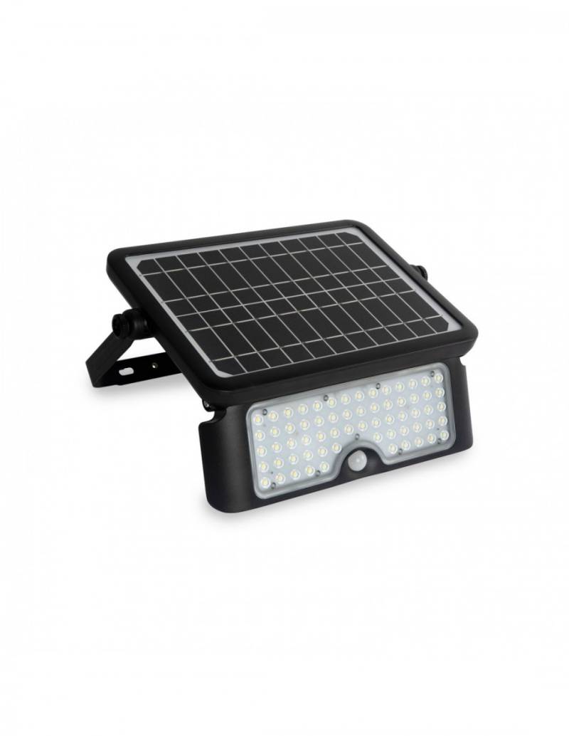 Velamp HAWK XL: LED-Fluter mit Solarladung 1150 Lumen, ausrichtbar. Mit Bewegungsmelder von Velamp