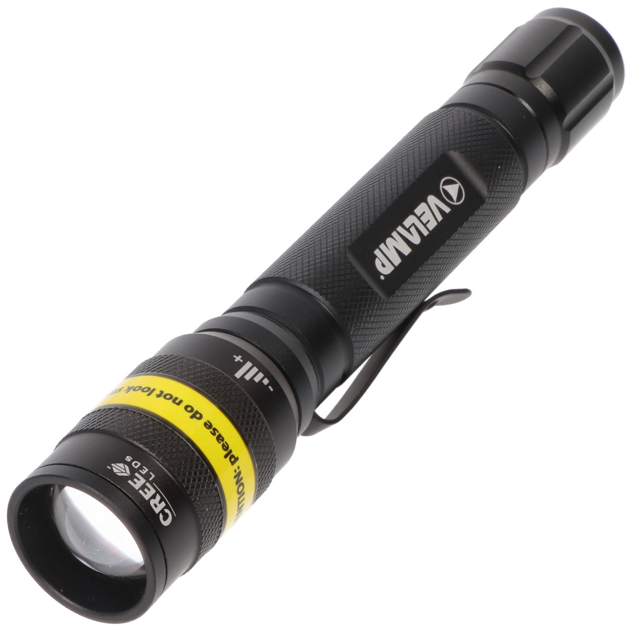 Velamp KOST, taktische Taschenlampe, CREE XPE-R3 LED, fokussierbar, extrem leicht, 140 Lumen, inklusive Batterien Velamp KOST, taktische Taschenlampe, CREE XPE-R3 LED, fokussierbar, extrem leicht, 140 Lumen, inklusive Batterien von Velamp