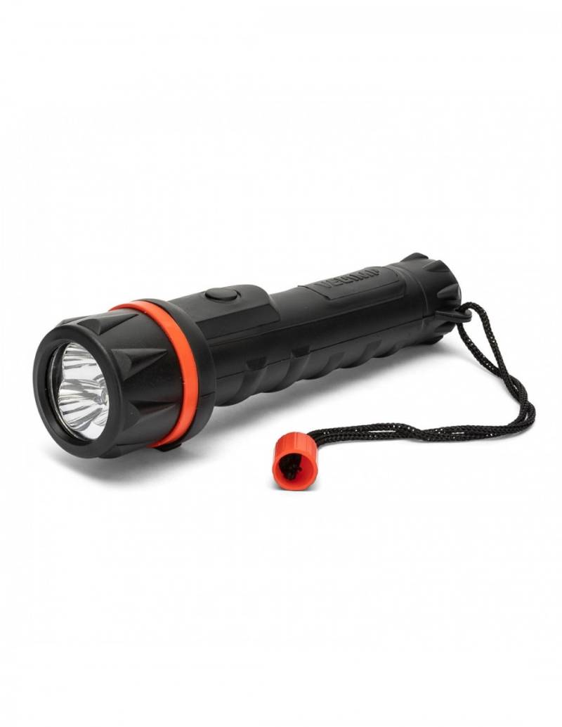 Velamp LED Gummi-Taschenlampe, 3 LEDs, wasserdicht, mit Tragesenkel, inklusive Batterien von Velamp