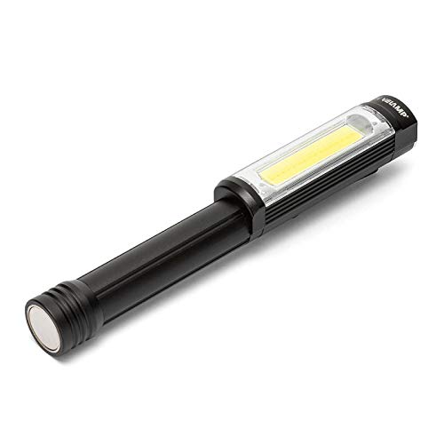 Velamp LED-Taschenlampe IN256 400 Lumen, Taschenlampe mit rotem Blitz, mit Clip und starkem Magnet, für Autoreparatur, Werkstatt, Notlagen etc. von Velamp
