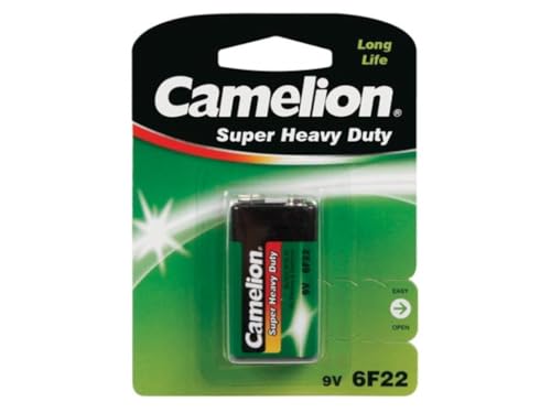 Camelion ZINK-KOHLE - 9-V-BLOCK - 400 mAh (1 St./Blisterverpackung) von Velleman