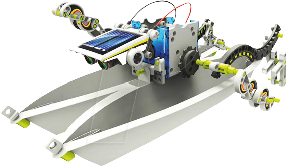 VEL KSR13 - Bausatz, 14-in-1 Solar-Roboter von Velleman