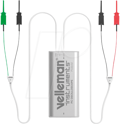 VEL PCSU02 - USB-Oszilloskop PCSU01, 500 kHz, 2 Kanäle von Velleman