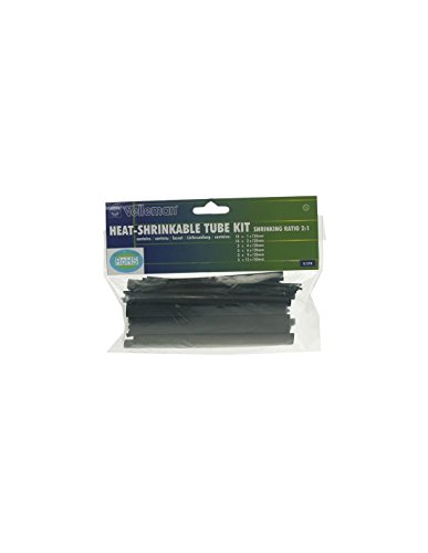 VELLEMAN - K/STB heat-shrinkable Tube Kit – Schwarz (40 Stück) 512037 von Velleman