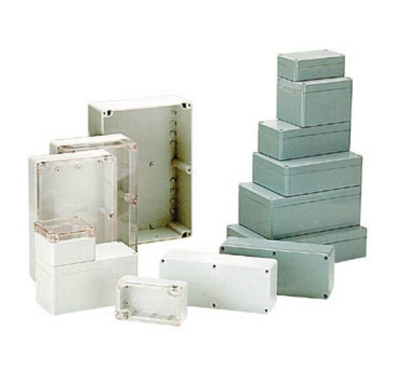 Velleman Abs-gehäuse wasserdicht dunkelgrau 222 x 146 x 55 mm Mini-PC von Velleman