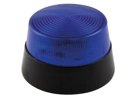 Velleman Blaue LED-Blinkleuchte, für den Innenbereich, 12 VDC, 15 weiße LEDs, IP20, ABS/Acryl von Velleman
