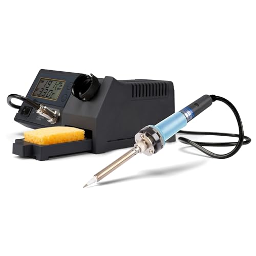 Velleman Lötstation Set 48 W mit LCD-Anzeige und keramischem Heizkörper, mit Lötkolben, Lötkolbenständer und Reinigungsschwamm, Lötset, Löt- und Entlötgeräte, einstellbare Temperatur 150-450 °C Velleman Lötstation Set 48 W mit LCD-Anzeige und keramischem Heizkörper, mit Lötkolben, Lötkolbenständer und Reinigungsschwamm, Lötset, Löt- und Entlötgeräte, einstellbare Temperatur 150-450 °C von Velleman