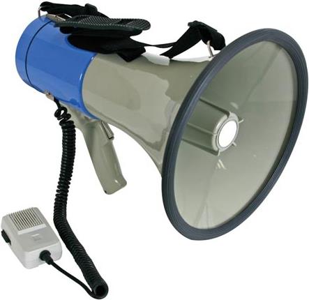 Velleman MP25SFM - 25 W - 8 Ohm - 1 W - 1 m - Alkali - LR14C/7800mAh/1.5V (MP25SFM) von Velleman