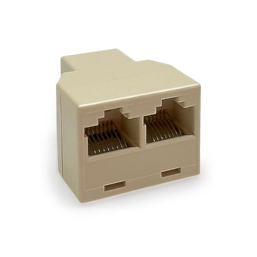 Velleman - TCU6 39323 T-Kupplung-RJ45-Kupplung US 6P6C, Beige 146180 von Velleman