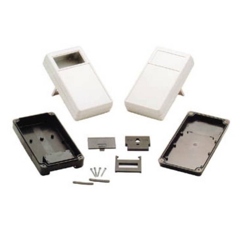 Velleman Tragbares gehäuse grau 180 x 100 x 43mm mit aussparung für das display Mini-PC von Velleman