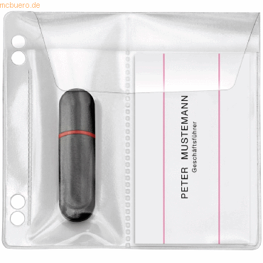 100 x Veloflex USB-Stick-Hülle Abheftrand 10x10 cm 100 x Veloflex USB-Stick-Hülle Abheftrand 10x10 cm von Veloflex