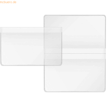 20 x Veloflex Scheckkarten-Doppelhülle 8,9x11,4cm transparent 20 x Veloflex Scheckkarten-Doppelhülle 8,9x11,4cm transparent von Veloflex