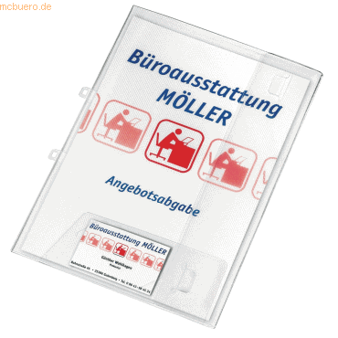 25 x Veloflex Angebotsmappe A4 transparent 25 x Veloflex Angebotsmappe A4 transparent von Veloflex