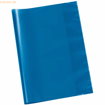 25 x Veloflex Hefthülle A4 PP blau transparent von Veloflex