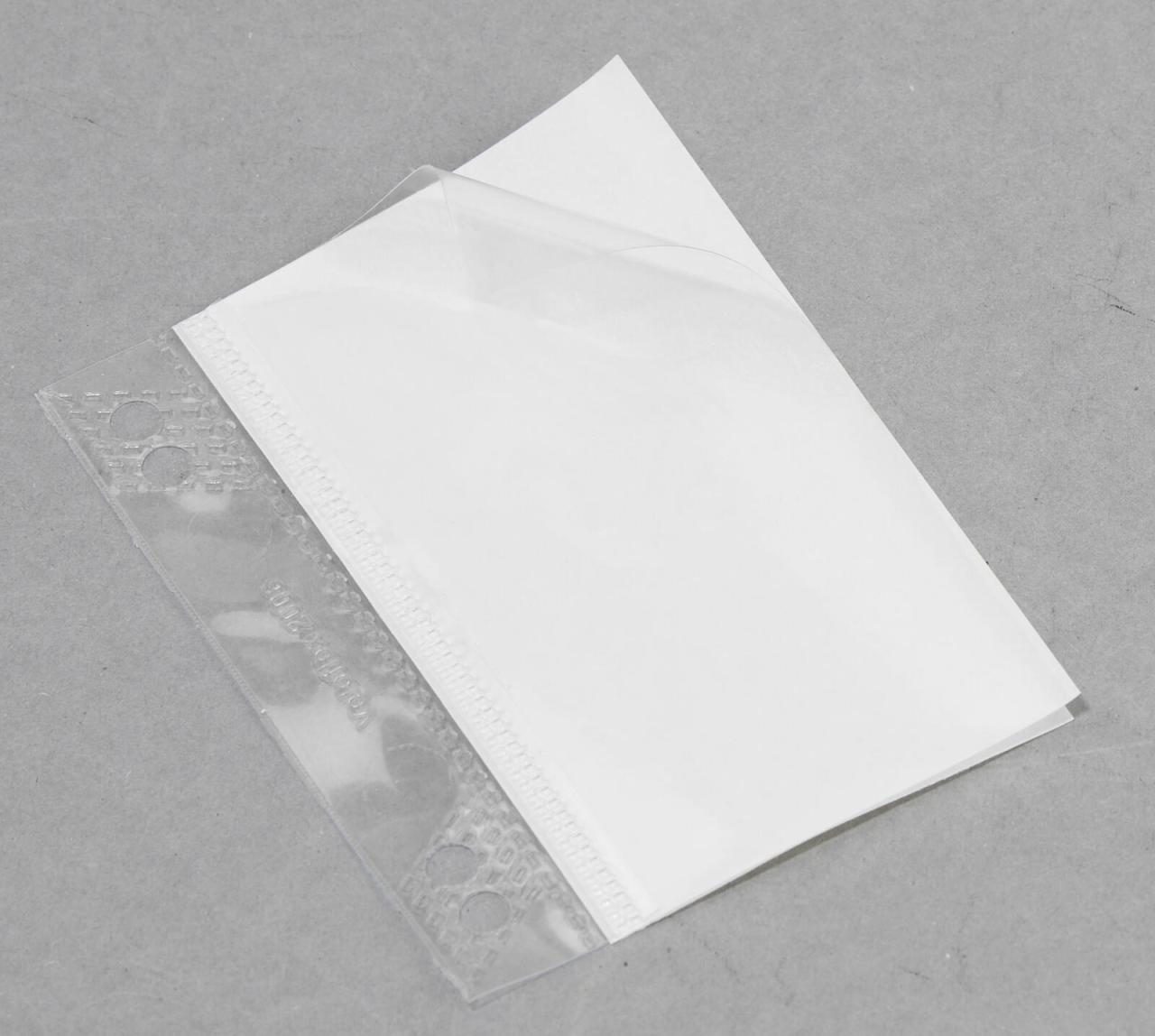 VELOFLEX Heftstreifen, selbstklebend für bis DIN A4 transparent VELOFLEX Heftstreifen, selbstklebend für bis DIN A4 transparent von Veloflex