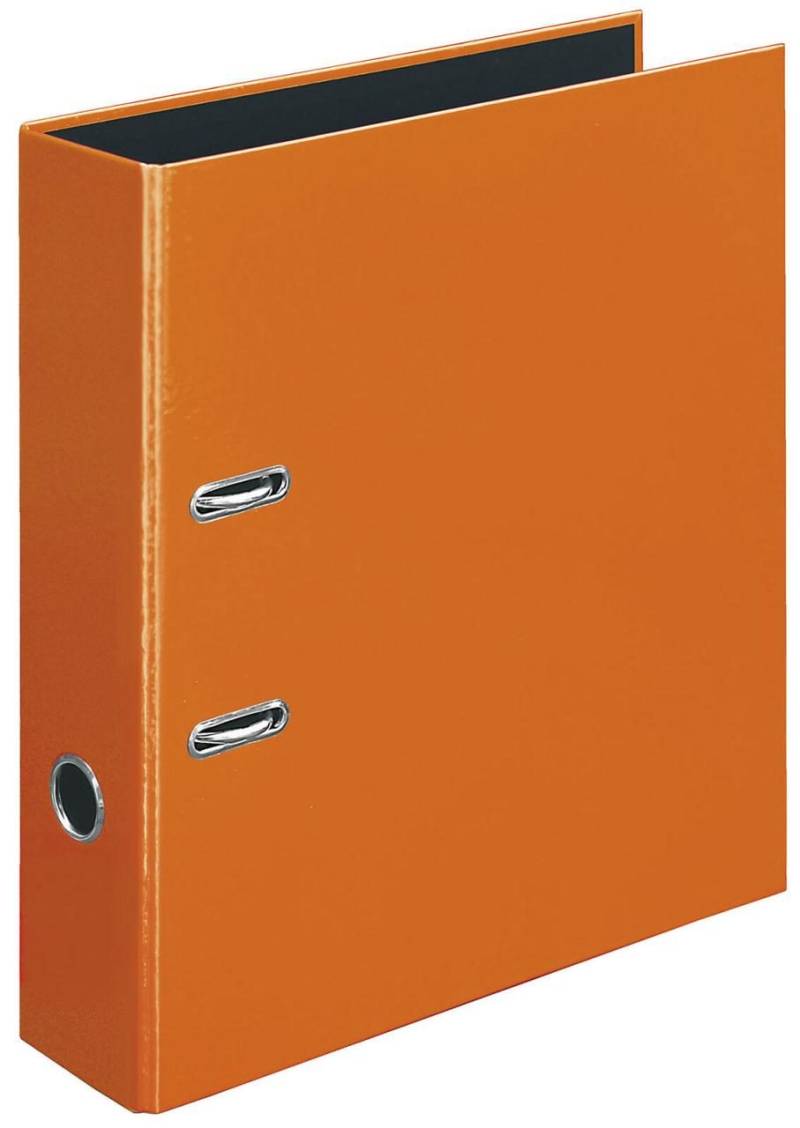 VELOFLEX Ordner Rückenbreite 7 cm DIN A4 Kunststoff orange von Veloflex