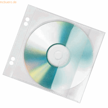 Veloflex CD Hüllen für 1 CD transparent von Veloflex