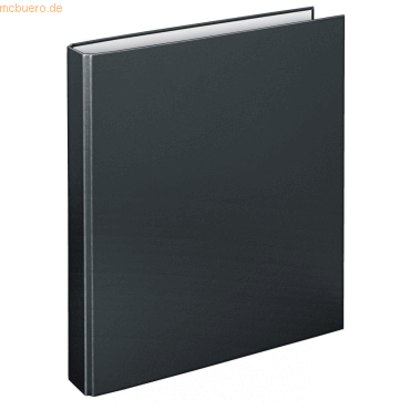 Veloflex Ringbuch Basic A4 PP kaschiert 4-D-Ring-Mechanik 25mm schwarz von Veloflex