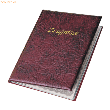 Veloflex Zeugnismappe A4 mit 10 Taschen weinrot Veloflex Zeugnismappe A4 mit 10 Taschen weinrot von Veloflex