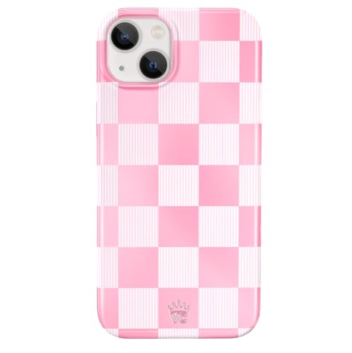 VELVET CAVIAR Schutzhülle für iPhone 13, Pink kariert, kompatibel mit MagSafe, 3 m Falltest VELVET CAVIAR Schutzhülle für iPhone 13, Pink kariert, kompatibel mit MagSafe, 3 m Falltest von Velvet Caviar