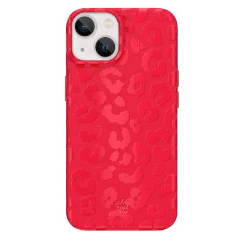 VELVET CAVIAR Schutzhülle für iPhone 13, kompatibel mit MagSafe, 3 m Falltest, roter Leopardenmuster von Velvet Caviar