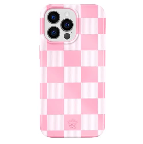 VELVET CAVIAR Schutzhülle für iPhone 13 Pro Max, Pink kariert, kompatibel mit MagSafe, 3 m Falltest von Velvet Caviar