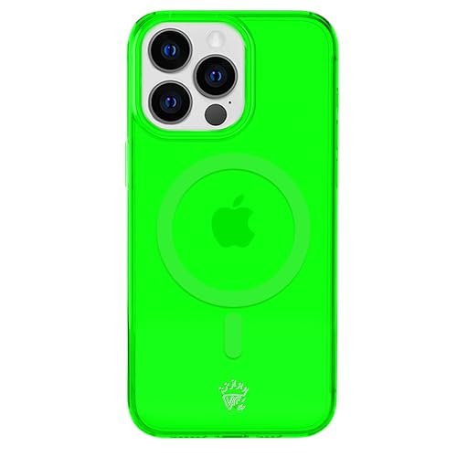VELVET CAVIAR Schutzhülle für iPhone 13 Pro Max, kompatibel mit MagSafe, 3 m Falltest, Neongrün von Velvet Caviar
