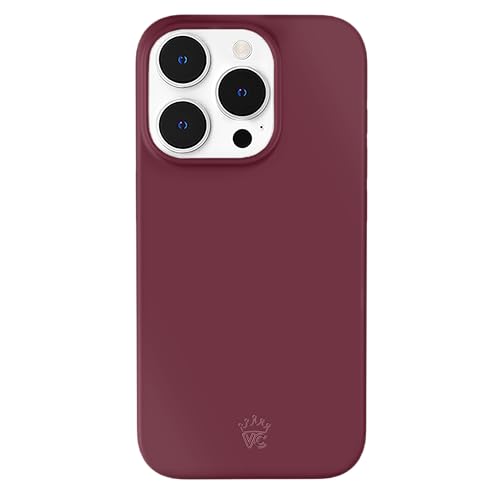 VELVET CAVIAR Schutzhülle für iPhone 14 Pro, kompatibel mit MagSafe, 3 m Fallschutz, Burgunderrot von Velvet Caviar