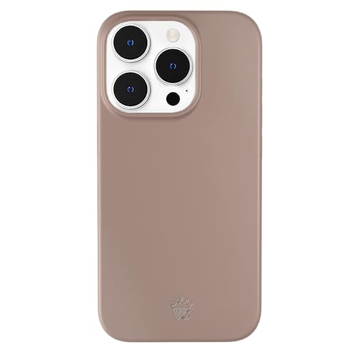 VELVET CAVIAR Schutzhülle für iPhone 14 Pro, kompatibel mit MagSafe, 3 m Fallschutz (braunes Kaschmir-Taupe) von Velvet Caviar