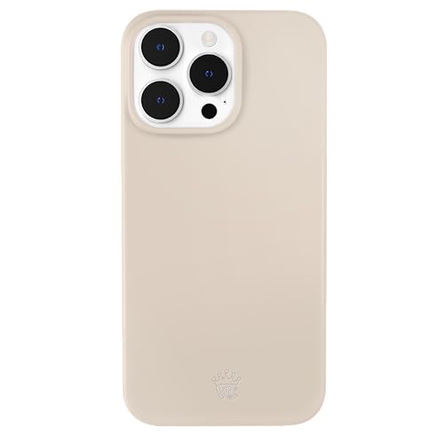 VELVET CAVIAR Schutzhülle für iPhone 14 Pro Max – kompatibel mit MagSafe – 3 m Fallschutz (Sandstein, neutrales Beige) von Velvet Caviar