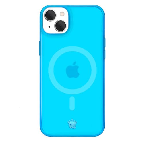 VELVET CAVIAR Schutzhülle für iPhone 15, Neonblau, kompatibel mit MagSafe [3 m Falltest] von Velvet Caviar