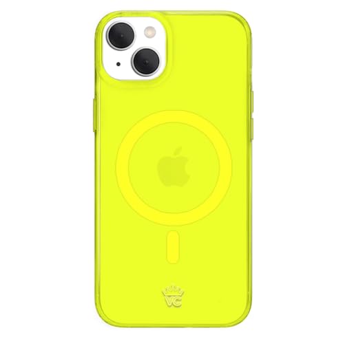 VELVET CAVIAR Schutzhülle für iPhone 15 Plus, Neongelb, kompatibel mit MagSafe [3 m Falltest] von Velvet Caviar