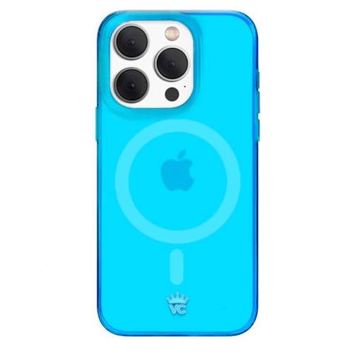 VELVET CAVIAR Schutzhülle für iPhone 15 Pro, Neonblau, kompatibel mit MagSafe [3 m Falltest] von Velvet Caviar