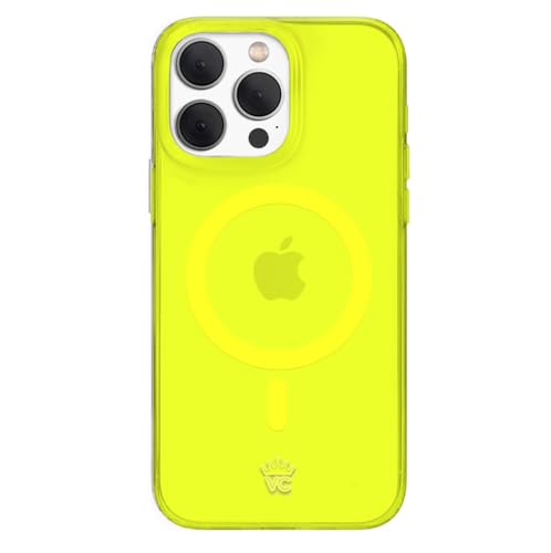 VELVET CAVIAR Schutzhülle für iPhone 15 Pro Max, Neongelb, kompatibel mit MagSafe [3 m Falltest] von Velvet Caviar