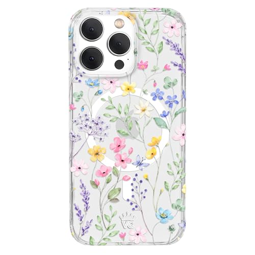 VELVET CAVIAR Schutzhülle für iPhone 15 Pro Max, Wildblumen, kompatibel mit MagSafe [3 m Falltest] – verzauberte florale bunte Sommerstimmungen von Velvet Caviar