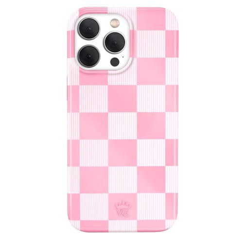 VELVET CAVIAR Schutzhülle für iPhone 15 Pro Max, rosa kariert, kompatibel mit MagSafe [3 m Falltest] von Velvet Caviar