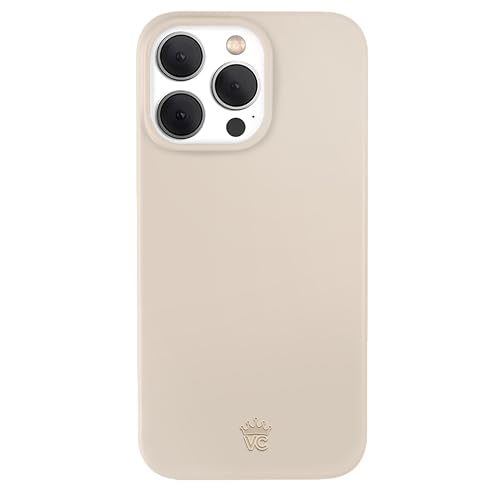 VELVET CAVIAR Schutzhülle für iPhone 15 Pro Max – kompatibel mit MagSafe – 3 m Fallschutz (Sandstein, neutrales Beige) von Velvet Caviar