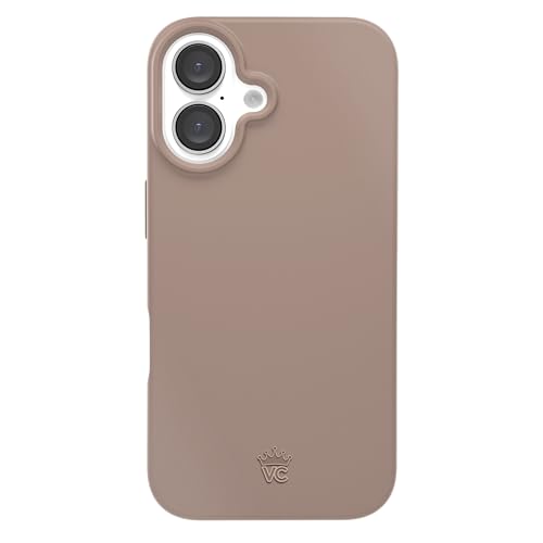VELVET CAVIAR Schutzhülle für iPhone 16, kompatibel mit MagSafe, 3 m Fallschutz (braunes Kaschmir-Taupe) von Velvet Caviar