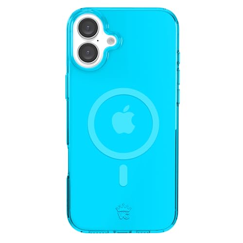 VELVET CAVIAR Schutzhülle für iPhone 16 Plus, Neonblau, kompatibel mit MagSafe [3 m Falltest] von Velvet Caviar
