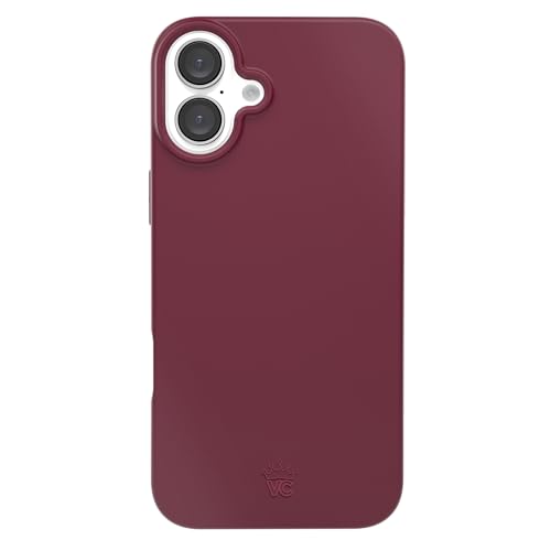 VELVET CAVIAR Schutzhülle für iPhone 16 Plus, kompatibel mit MagSafe, 3 m Fallschutz, Burgunderrot von Velvet Caviar