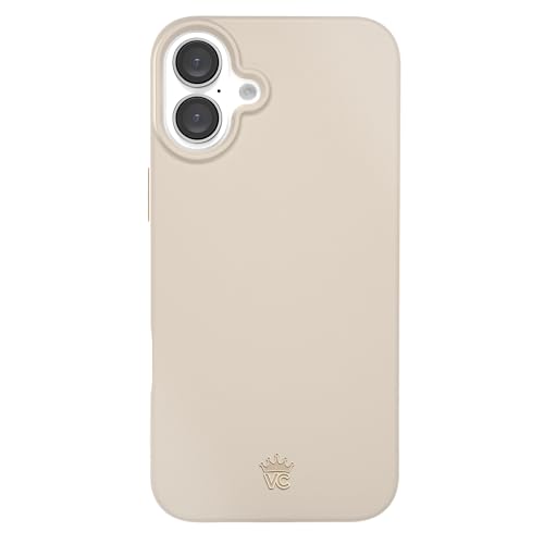 VELVET CAVIAR Schutzhülle für iPhone 16 Plus, kompatibel mit MagSafe, 3 m Fallschutz (Sandstein, neutrales Beige) von Velvet Caviar