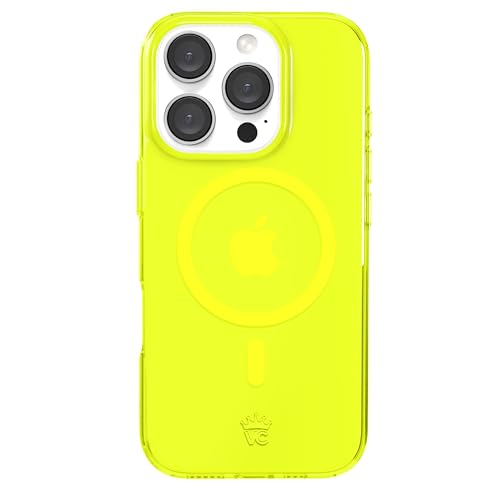 VELVET CAVIAR Schutzhülle für iPhone 16 Pro Max, Neongelb, kompatibel mit MagSafe [3 m Falltest] von Velvet Caviar