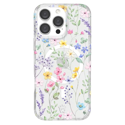 VELVET CAVIAR Schutzhülle für iPhone 16 Pro Max, Wildblumen, kompatibel mit MagSafe [3 m Falltest] – verzauberte florale bunte Sommerstimmungen von Velvet Caviar