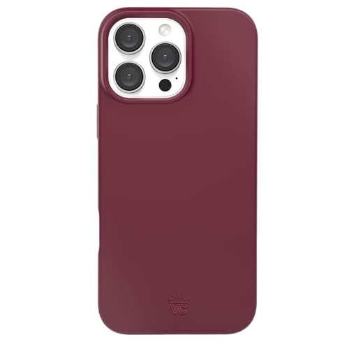 VELVET CAVIAR Schutzhülle für iPhone 16 Pro Max – kompatibel mit MagSafe – 3 m Fallschutz (Burgundy) von Velvet Caviar