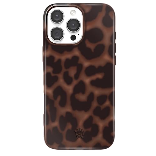 VELVET CAVIAR Schutzhülle für iPhone 16 Pro Max – kompatibel mit MagSafe [3 m Falltest] – It Girl Brown Leopard von Velvet Caviar